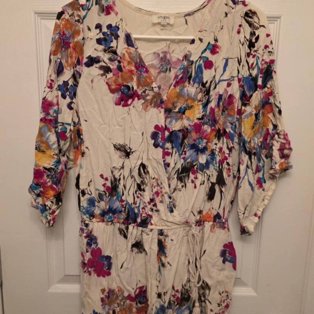 Umgee Floral Print Romper